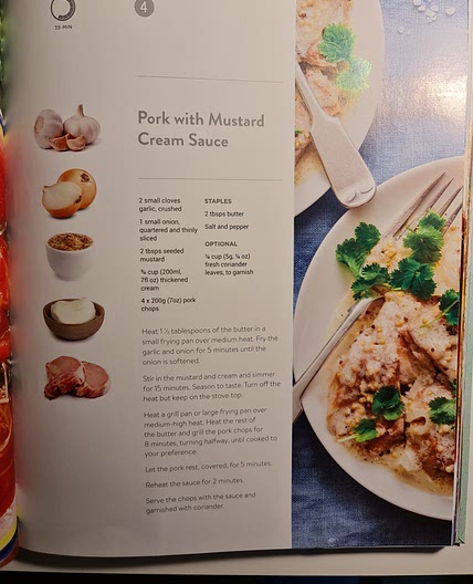 Pork Chop in Creamy Mustard Sauce