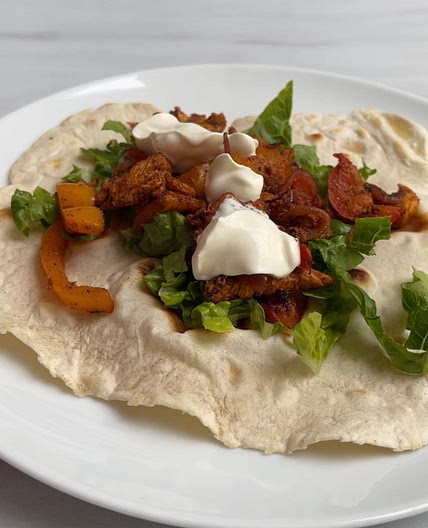 Chicken fajitas