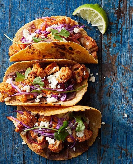 Chipotle-Lime Cauliflower Tacos