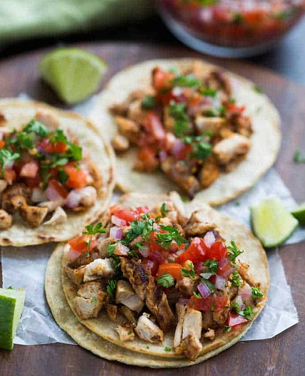 Grilled Chicken Street Tacos