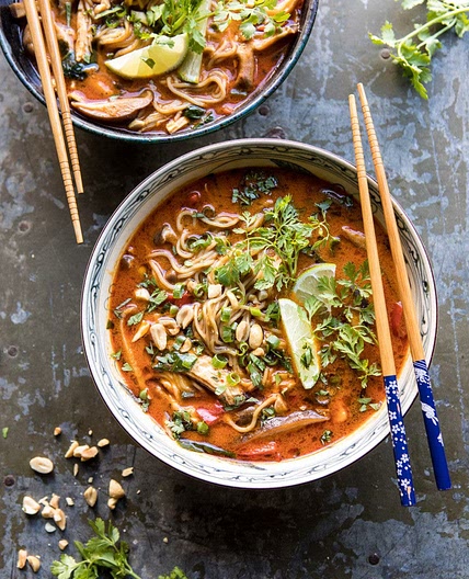 Thai Peanut Chicken Ramen