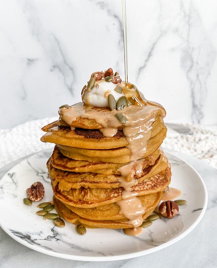 Pumpkin Pancakes Vegan Gluten-free