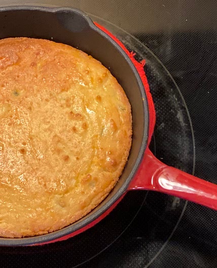 Low Carb Jalapeño Skillet (Corn)Bread