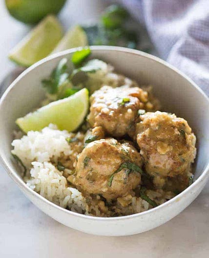 Thai Green Curry Meatballs