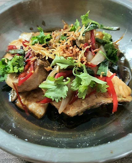Baked Snapper in soya sauce