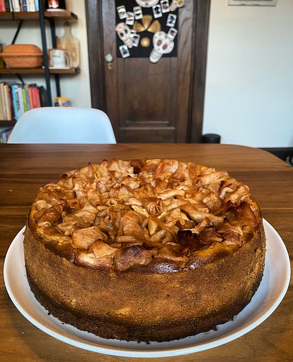 Pumpkin apple cheesecake 