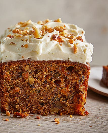 Spiced sweet potato & walnut cake