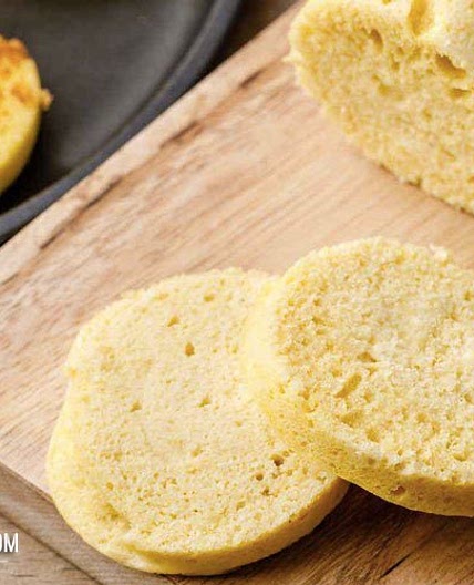 Bolo e pão de caneca Keto com farinha de coco