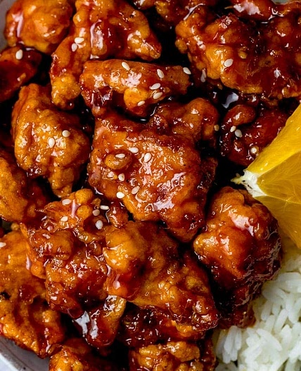Lazy Orange Chicken