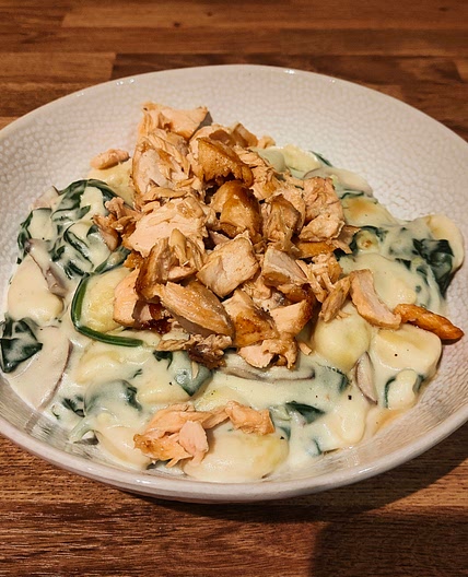 Creamy Gnocchi with Salmon