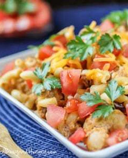 Crockpot Cheeseburger Casserole