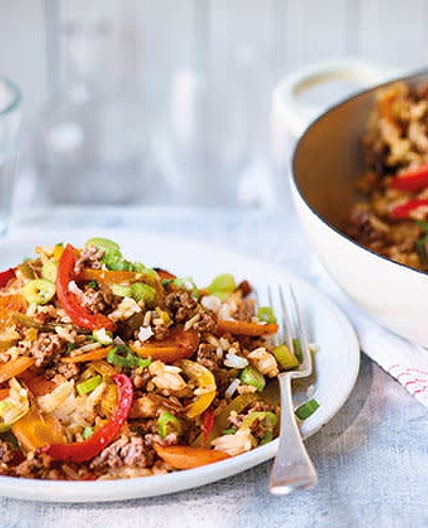Cajun turkey and veg rice bowl