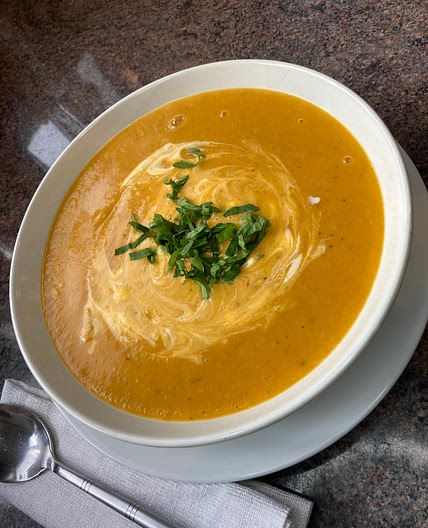 Roasted Butternut Squash Soup 
