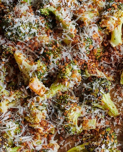 Caesar Roasted Broccoli