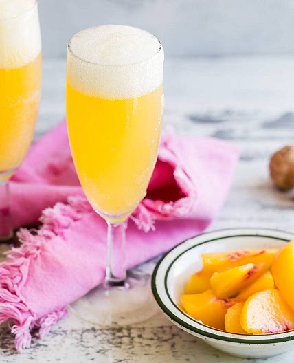 Virgin Peach Bellini