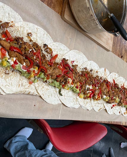 Worlds Longest (and tastiest) Vegan Burrito