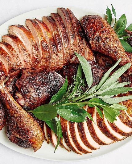 Expertly Spiced and Glazed Roast Turkey