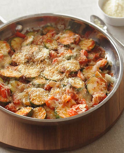 Skillet Parmesan Zucchini