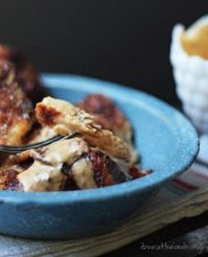 Easy Chicken Paprika w/ Sour Cream Gravy (Low Carb and Gluten Free)