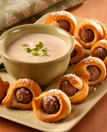 Easy Wrapped Meatballs