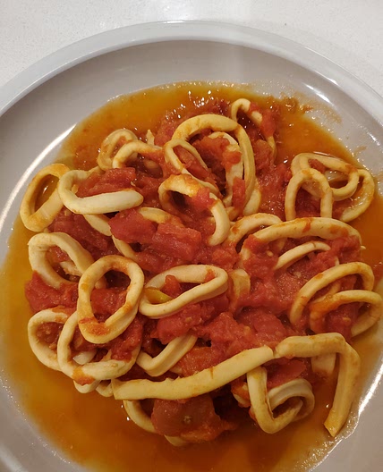 Calmars à la tomate