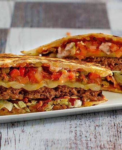 Copycat Applebee's Quesadilla Burger
