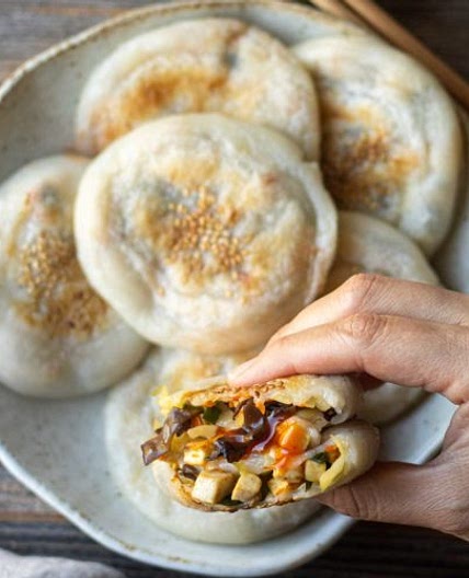 Pan-fried Mochi Bun