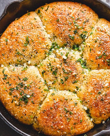 Garlic Butter Keto Bread
