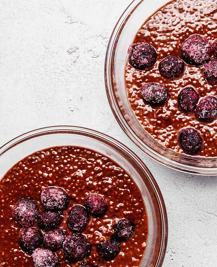 Keto Chocolate Chia Seed Pudding