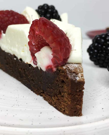 Brownie Birthday Cake