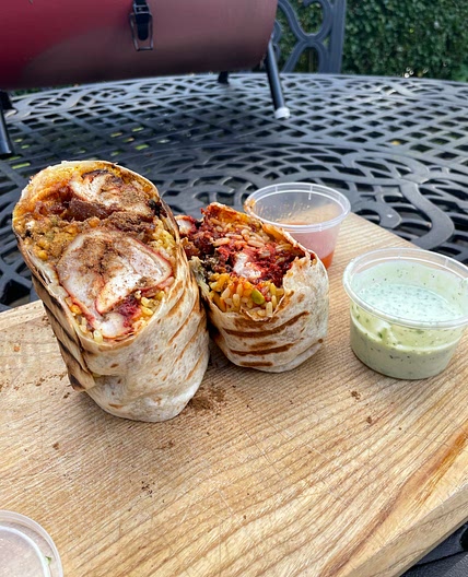 Tandoori Chicken Burrito
