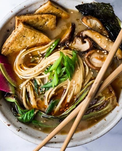 Ramen with dashi