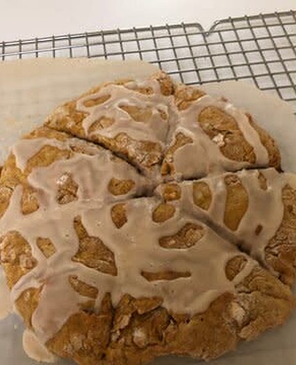 Pumpkin oat scones