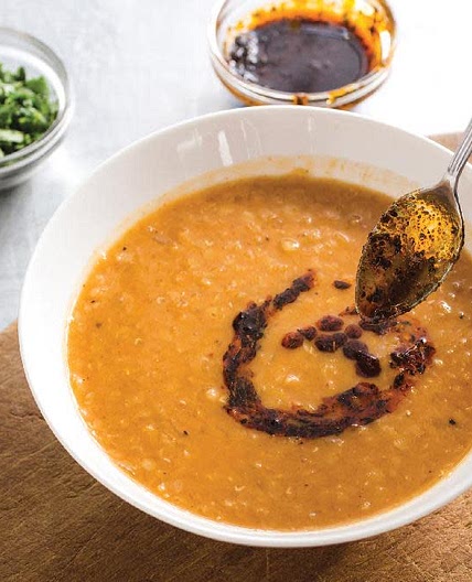 *0286kcal[9.0][9/10]* Red Lentil Soup with North African Spices