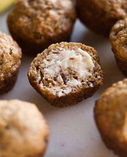 Skinny Banana Bread Muffins