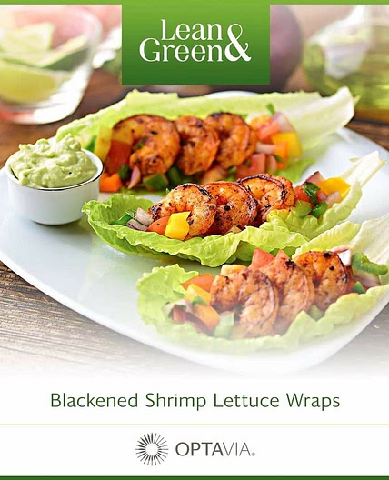 Blackened Shrimp Lettuce Wraps
