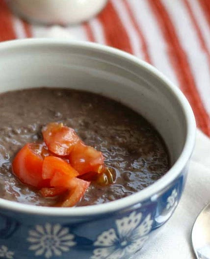 Three Ingredient Black Bean Soup