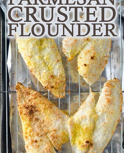 Parmesan-Crusted Flounder (Low-Carb, Gluten-Free)
