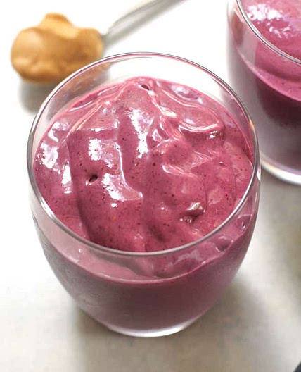 Berry Peanut Butter Smoothies