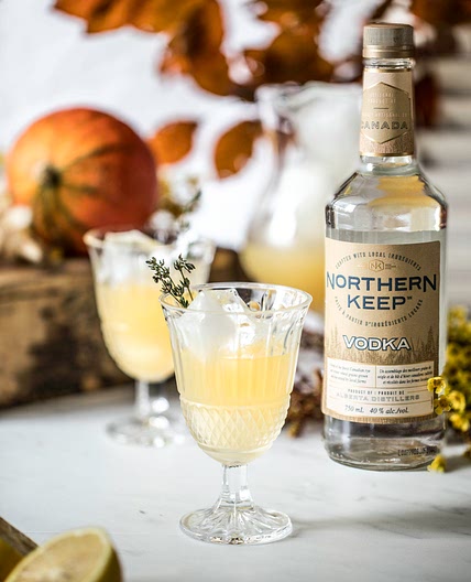 Smoked Pear Vodka Punch