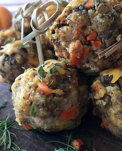 Sausage Stuffing Bites