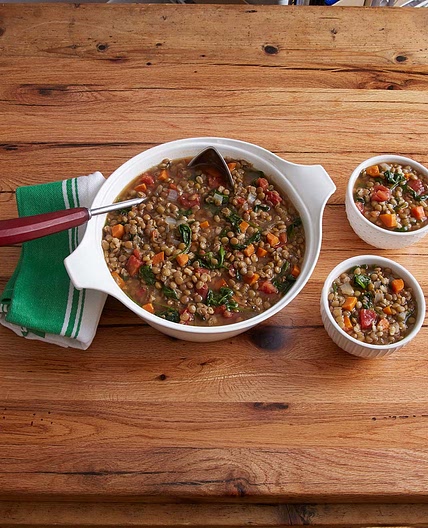 Spinach Lentil Stew