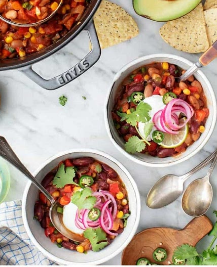 Easy vegetarian chili