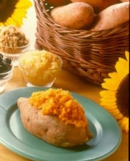 Ambrosia Stuffed Sweet Potato