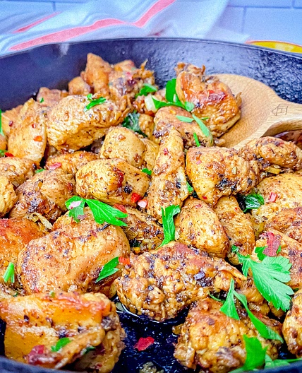 Easy Garlic Butter Chicken Bites