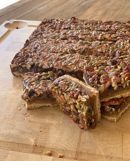 Loaded Pecan Pie Bars