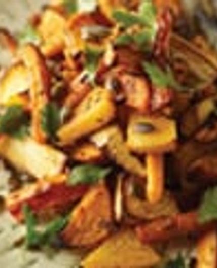 Spiced roast roots