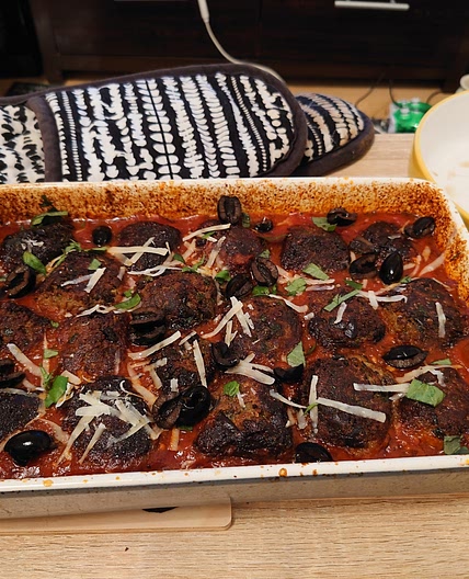 Aubergine dumplings alla parmigiana