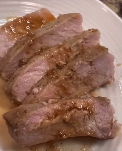Marinated pork chops 