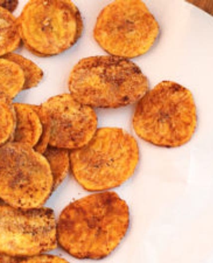 Lemon Garlic Plantain Chips
